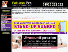 Tablet Screenshot of fatlosspro.co.uk